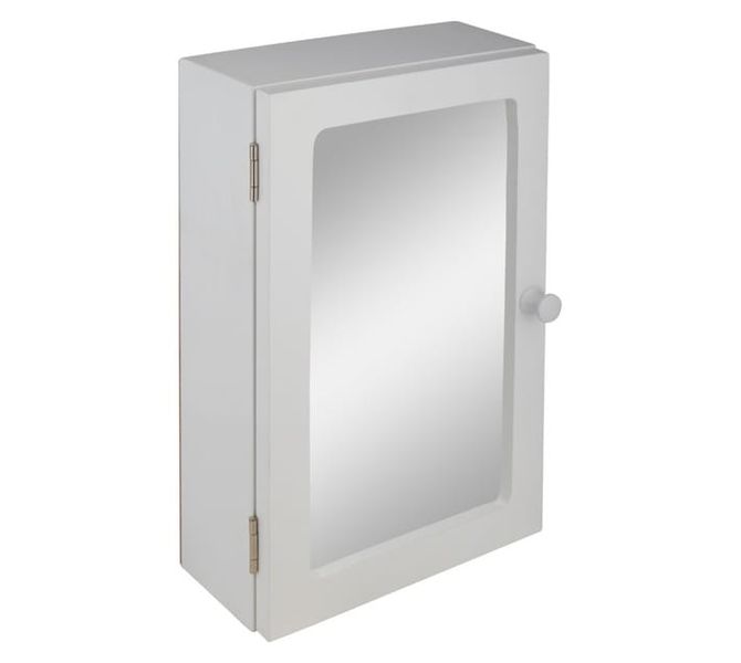 Single Bathroom Cabinet White (255 x 115 x 350 mm)