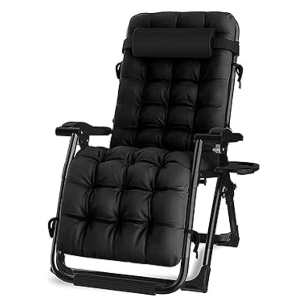 Durable Black Folding Chair - For Indoor &amp; Outdoor Use