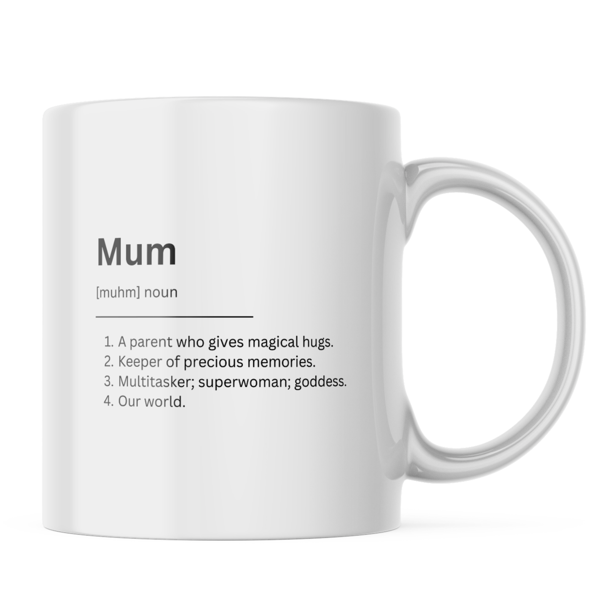 Ceramic Mum Noun Mug - White - 11-Ounces | Shop Today. Get it Tomorrow ...