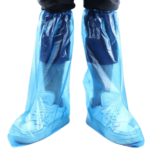 Anti-Slip and Water-Resistant Disposable Shoe Covers - Pack of 20