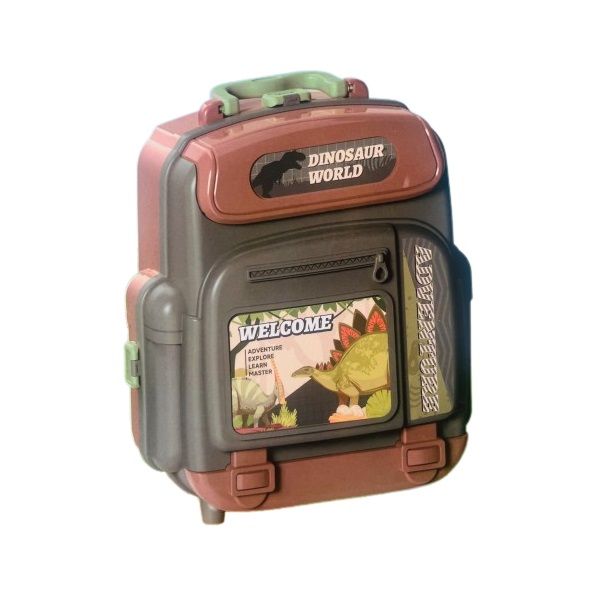 Dinosaur Explorer Backpack Playset Set - 25 Piece 30cm