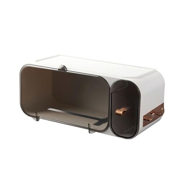 Bathroom Toilet Paper Handle Paper Cups Toilet Box Plastic Wall Dispenser