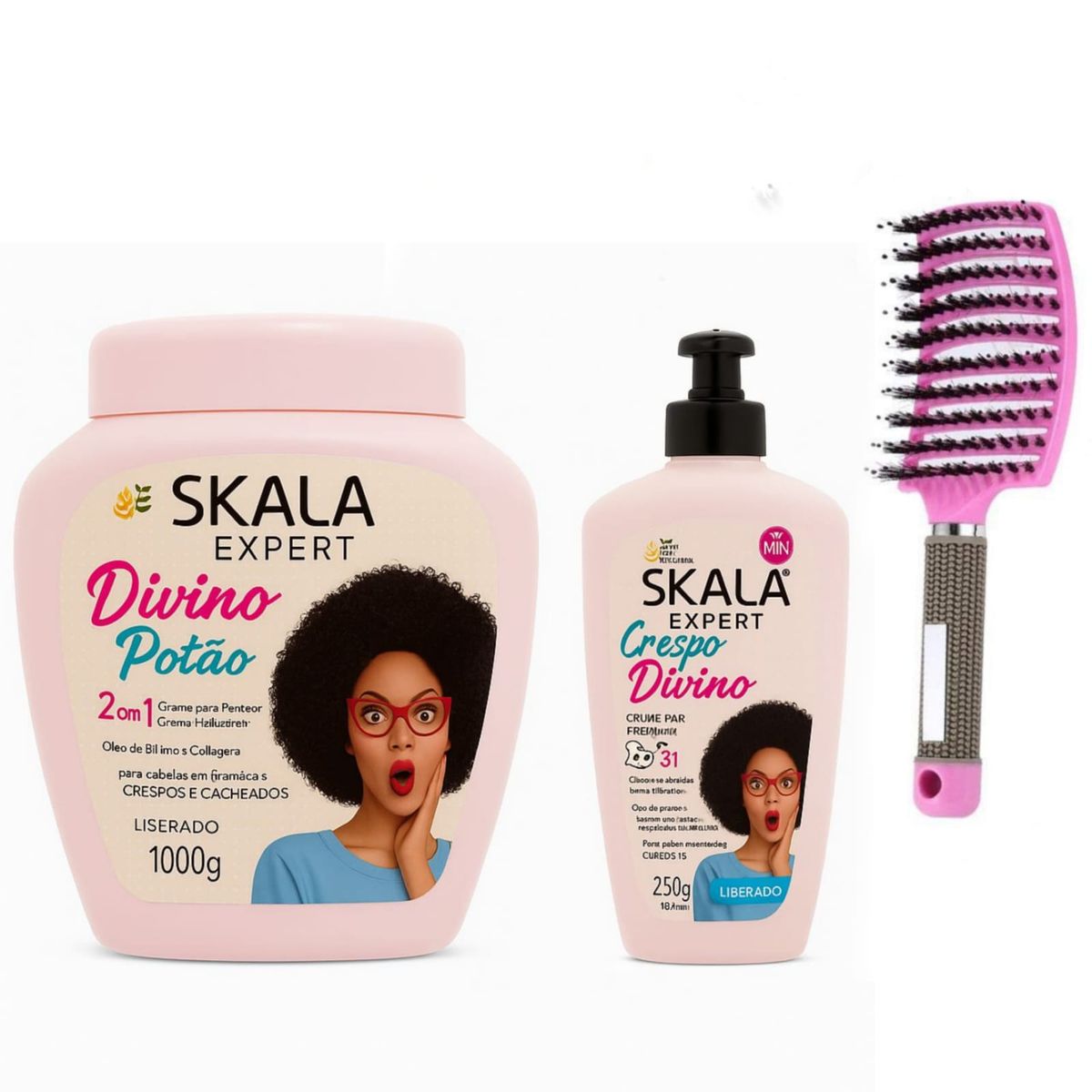 Skala Divino Potao (Divine Power) Duo & Hairbrush