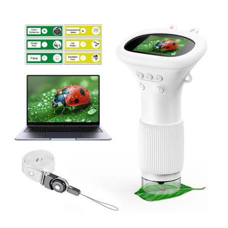 Professional Digital Microscope 1000X with 2" IPS HD Screen