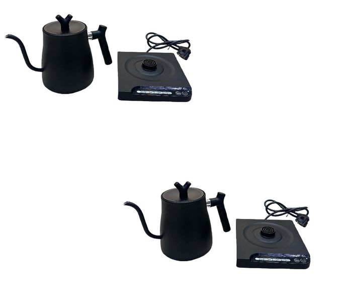 2 Pack-Electric coffee hand brewed pot with automatic constant temperature