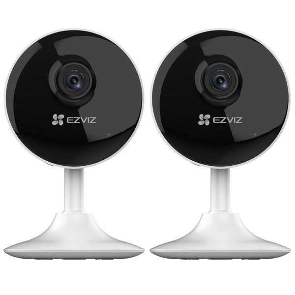 EZVIZ C1C-B 1080p Full HD WiFi IP Indoor Camera Twin Pack