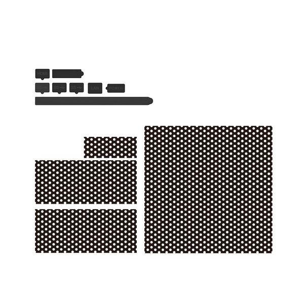 DOBE TYX-2607 Dust-Proof Silicone Kit for Xbox Series X Console