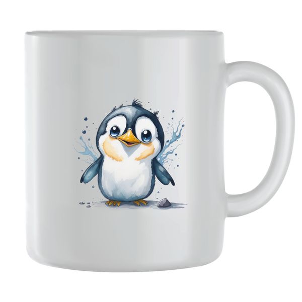 Pup Coffee Mugs for Men Women with Penguins Lovers Graphic Cups Present 127