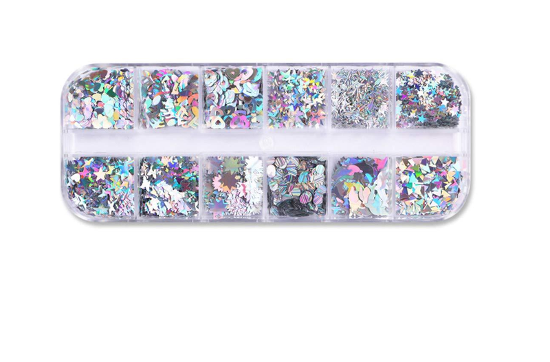 Holographic Nail Art Glitter for Nail Decorations