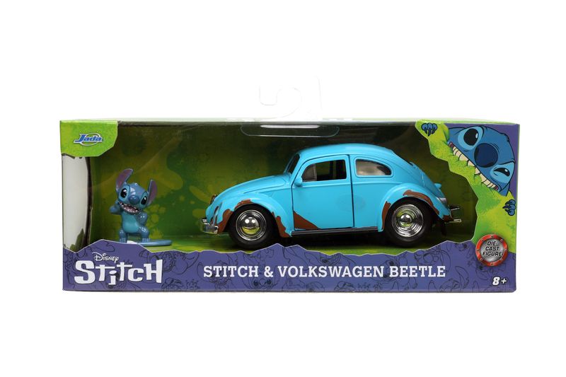 Jada Disney Stitch 1959 VW Beetle 1:32 with Figure