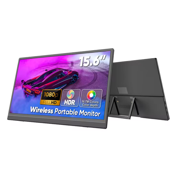 NEPZ 15.6" Portable Dual Monitor IPS Screen with WiFi &amp; HDMI