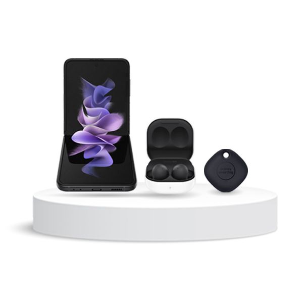 Samsung Galaxy Z Flip3 5G Lavender + Galaxy Smart Tag + Galaxy Buds 2