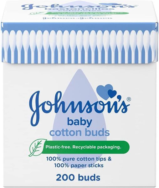 Johnson's Baby Cotton Buds, (2 x Pack of 200) 400