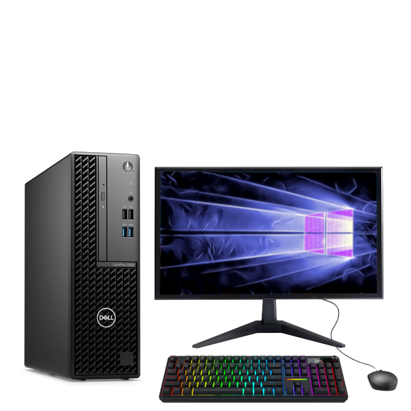 Dell OptiPlex 3000 - Intel i5 12th Gen - 16/256 SSD - Full Set 24" (Refurb)