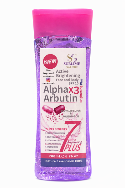 Sublime Galore Alpha X3 Arbutin Face &amp; Body Oil (200ml)