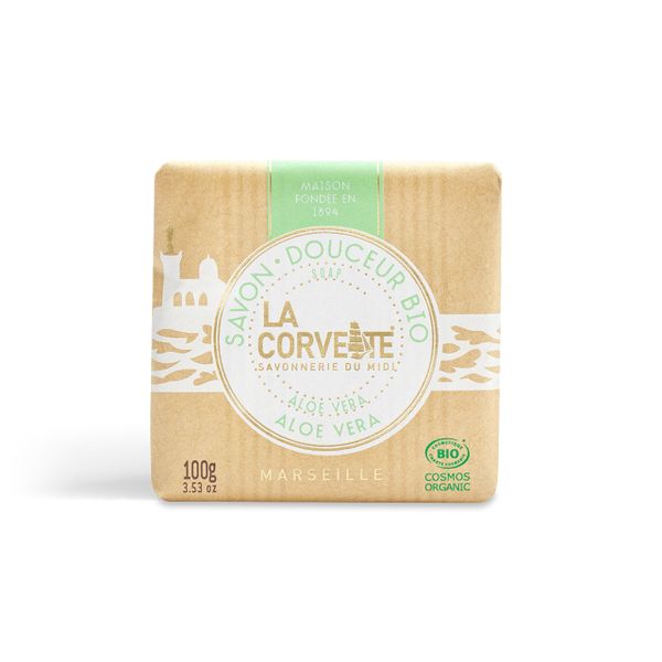 La Corvette Douceur soap bar | Organic | Aloe Vera | 100g