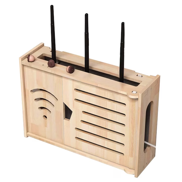 Wireless Router Mounting Bracket, 34x24x10 cm, Apricot Yellow