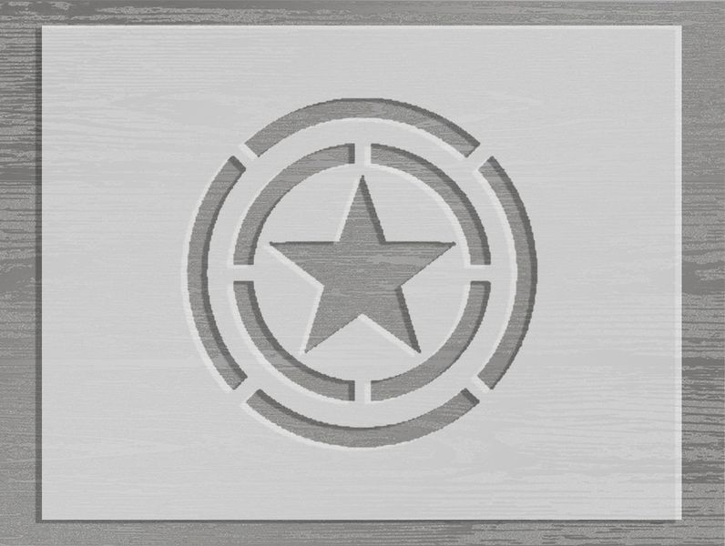Imaging Architects Captain America Stencil A4