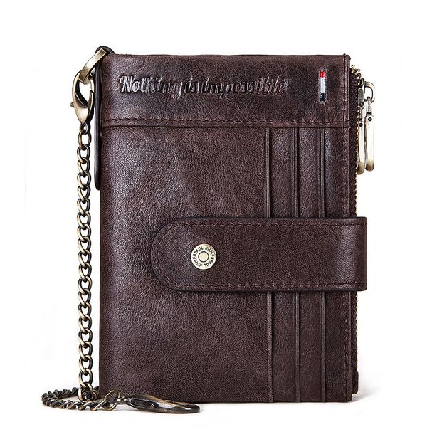 HumerPaul - Men's Bulky Stylish Design Genuine Leather Wallet