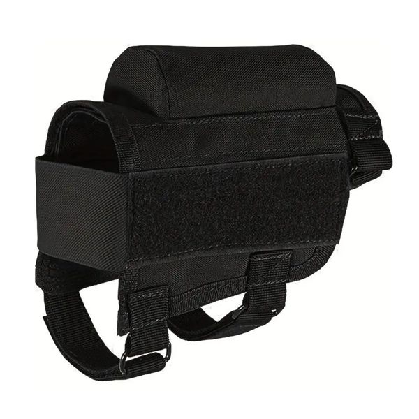 Camping Oxford Fabric 7-Cell Gun Stock Bullet Holder Storage Pouch -15cm
