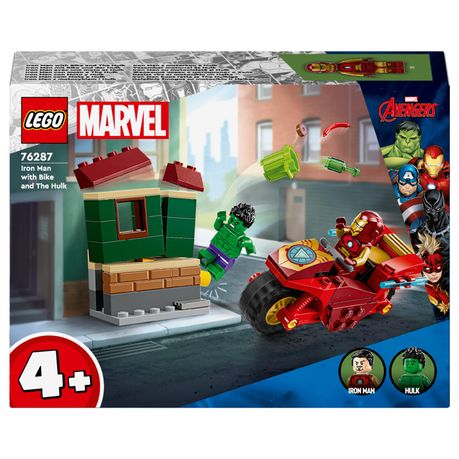 LEGO® Marvel Iron Man with Bike and The Hulk Playset 76287 Image