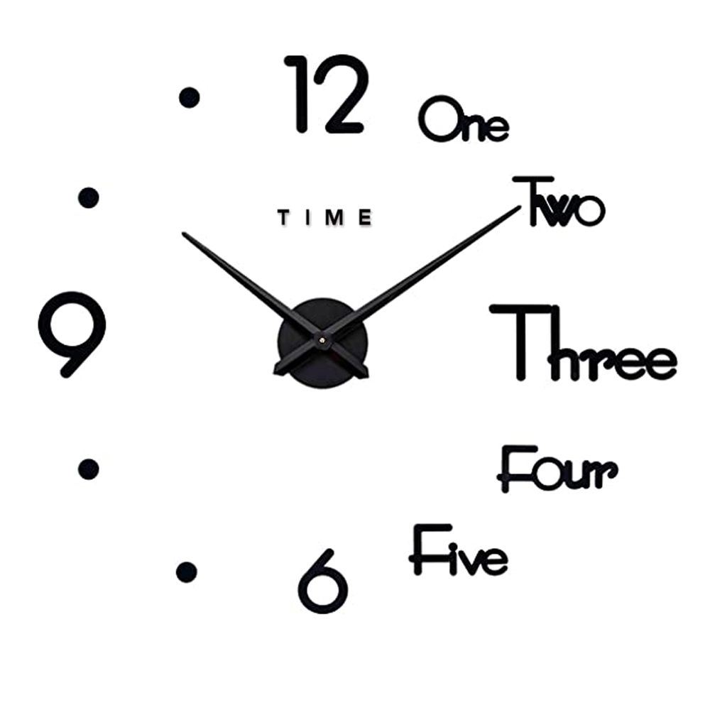DIY Frameless Funky Wall Clock Stickers Shop Today. Get it Tomorrow