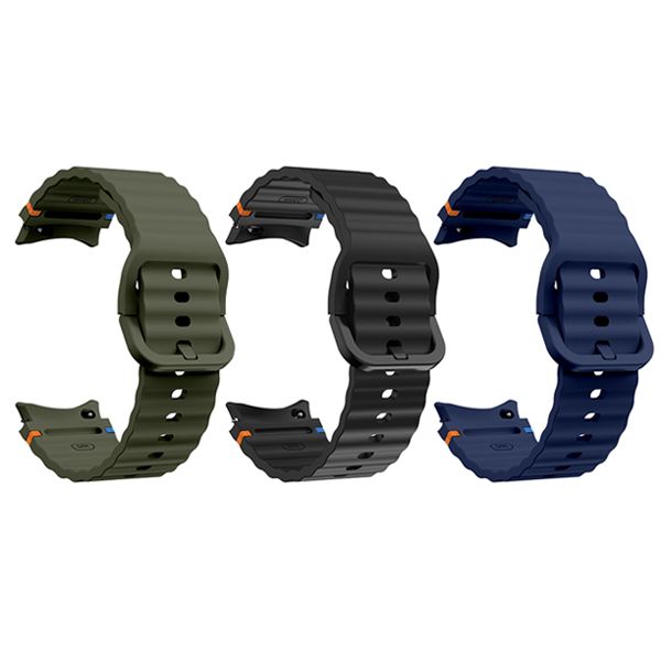 3 Pack Sport Band Compatible with Galaxy Watch 7/6/5/4 Bands for Men&amp;Women