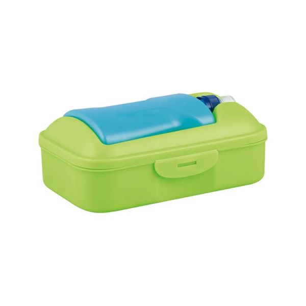 Alplas Lunch Box with Juice Bottle with 350ml Bottle x 3