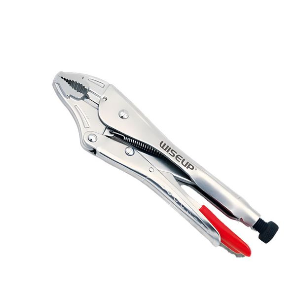 Industrial Quality 10 Inch Professional Curved Locking Pliers + ReVibe Pen