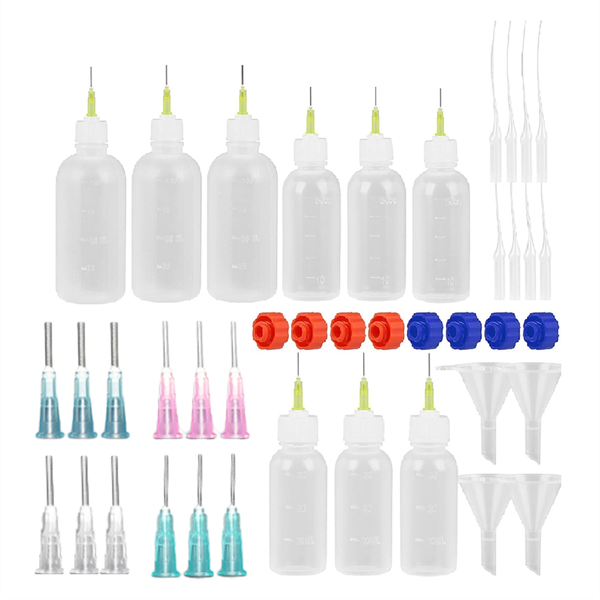 Glue Applicator Bottles 30Ml 50Ml 100Ml Squeezable Dropper Bottles