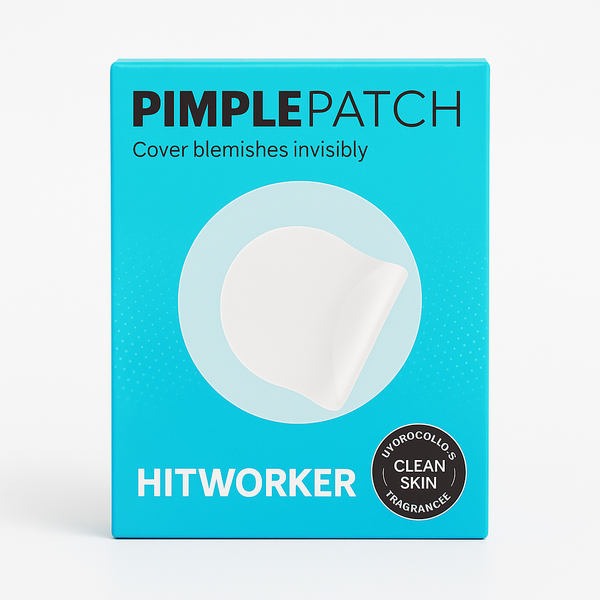 HITWORKER Pimple Patch - Hydrocolloid Acne Spot Treatment for Clear Skin