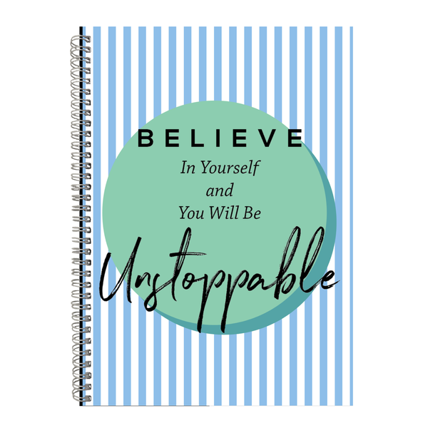 Unstoppable Trust Positive Writing Book Notepad Ideal Gift Notebook A4-402