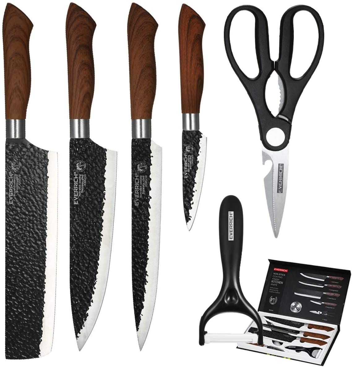 Professional Chef Embossed Blade Sharp Knife 6 Peace Knife Set Buy