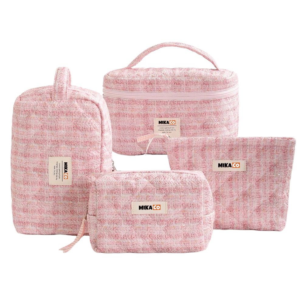 MIkaco 4-Piece Travel Cosmetic Bag Organizer Makeup Bag