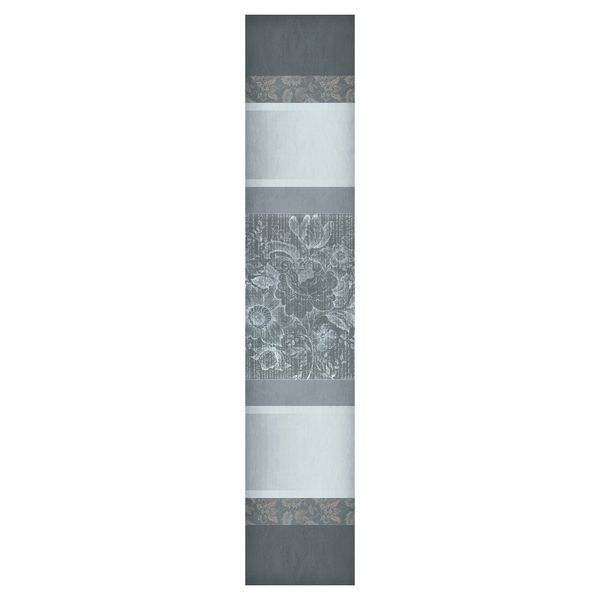 Grey Floral Pattern Table Runner image