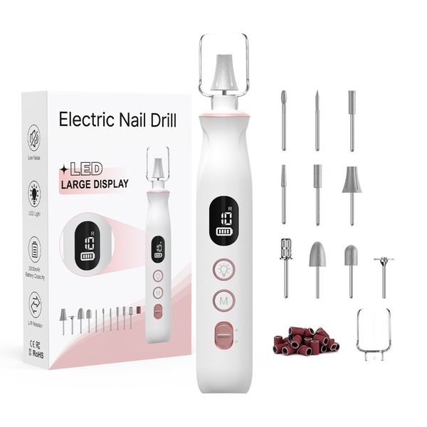12 in 1 Nail File Kit Electric Nail Drill Machine