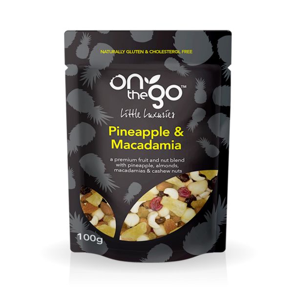 On The Go Little Luxuries Pineapple &amp; Macadamia 100g