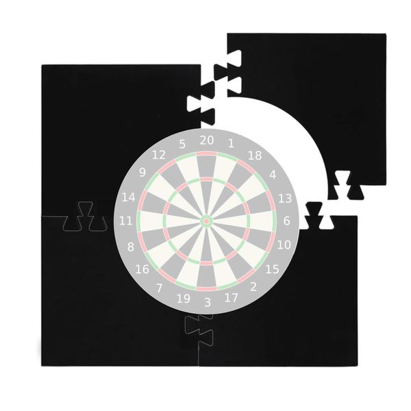 Square Dartboard Surround Wall Protector Detachable Fits 45cm Dartboard