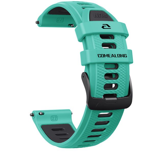 22mm Two-Tone Strap Compatible With Garmin Vivoactive 4/Forerunner 255/265