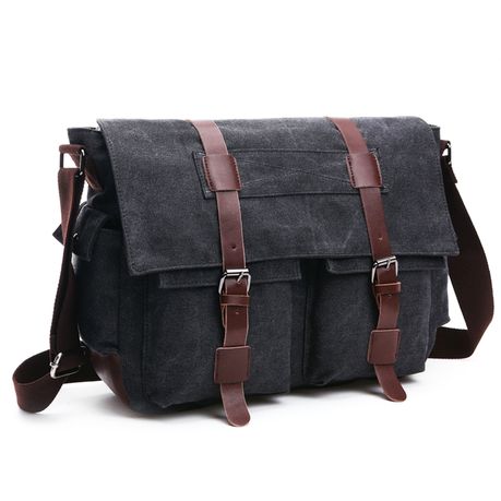Messenger Bag Crossbody Casual Business Bag Shoulder Laptap Bag for Men Image
