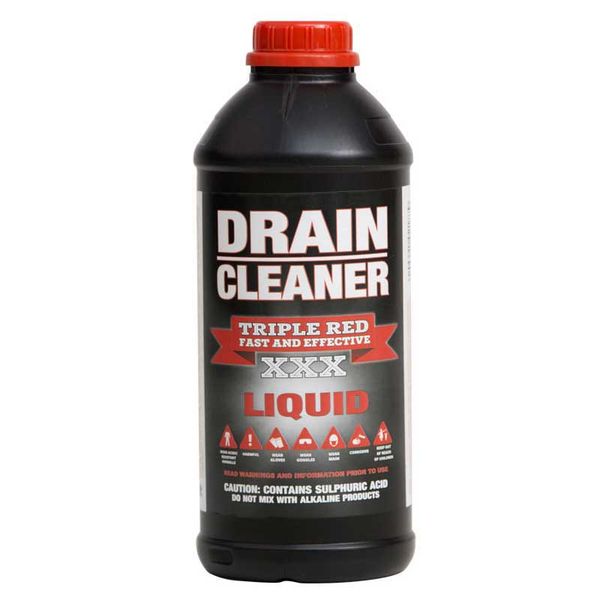 TRIPLE RED Drain Cleaner Liquid 1 Litre