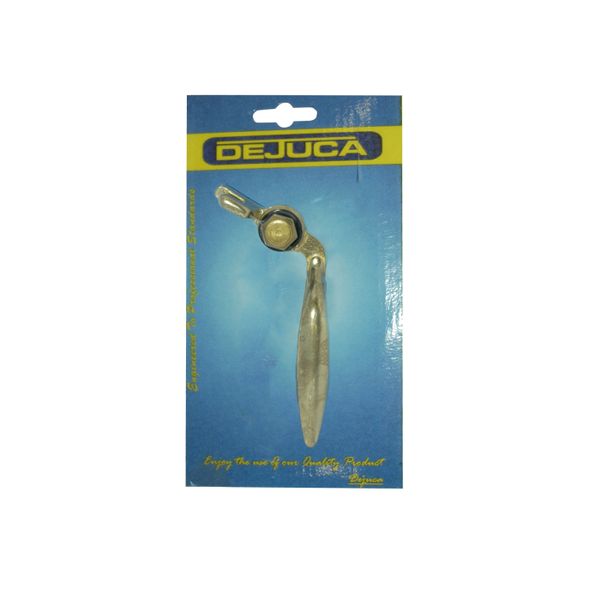 Dejuca - Window Handle - Brass - R/h + Screw + Bush - card - 5 Pack