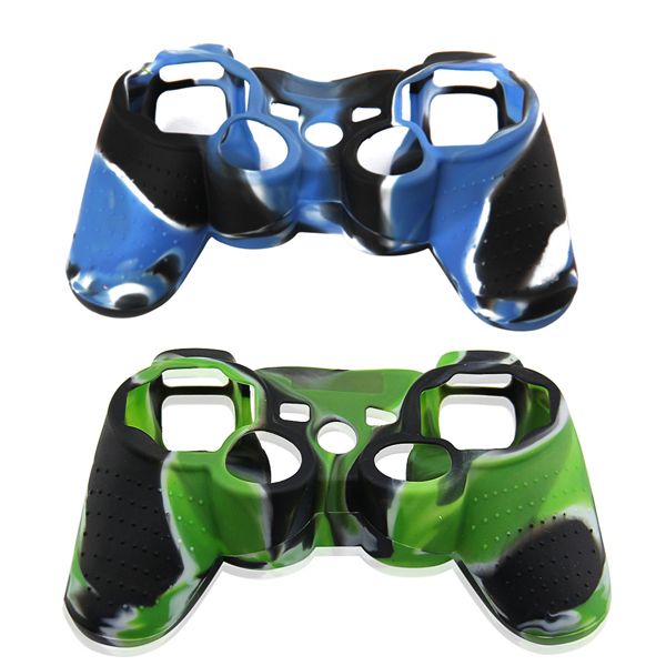 Unibright Silicone Covers (Pack of 2) Blue and Green for PS3