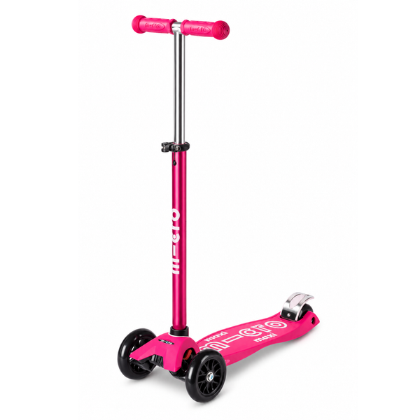 Micro Maxi Deluxe 3-Wheel Scooter Pink - Outdoor Ride-On for Kids