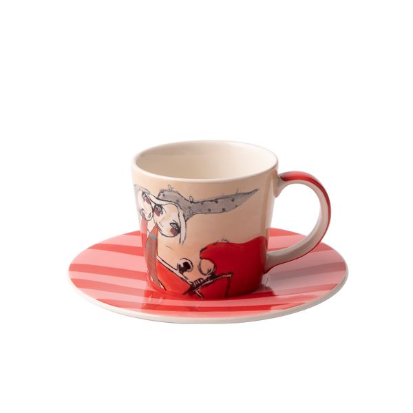 OLIVIA - You And Me Cup &amp; Saucer Set of 4