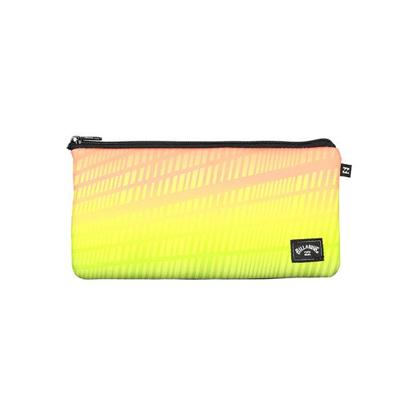 Billabong Small Mens Pencil Case - Neon