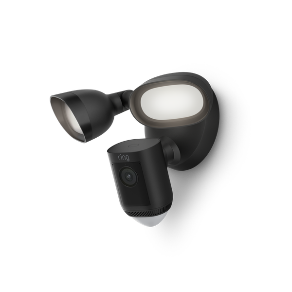 Ring Floodlight Security Camera Pro | 1080HD | Bird's Eye View - Black