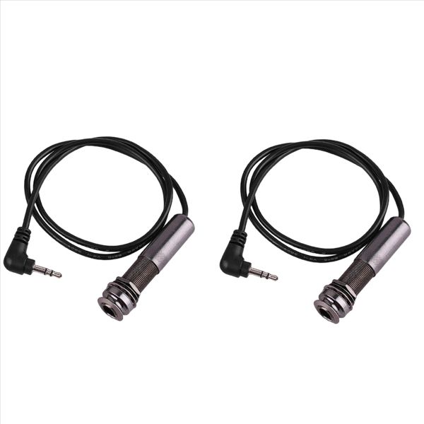 Guitar Pickup Cable Piezo Cable End Pin Jack Guitar Adapter Stereo Instrume