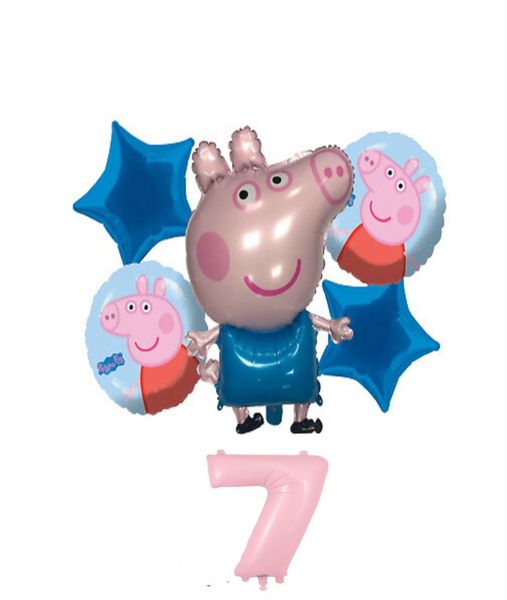 6 Piece Peppa Pig Balloon Set 7