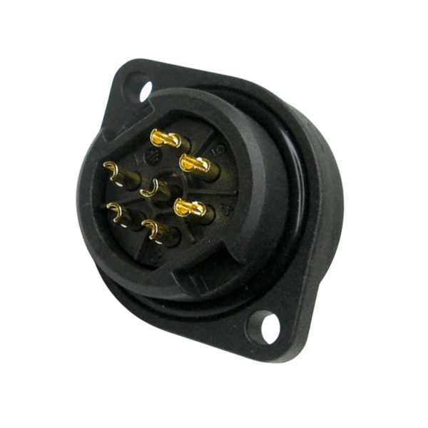CA6GS-E Circular Connector RD24 7-Pole Male Panel Mount IP67